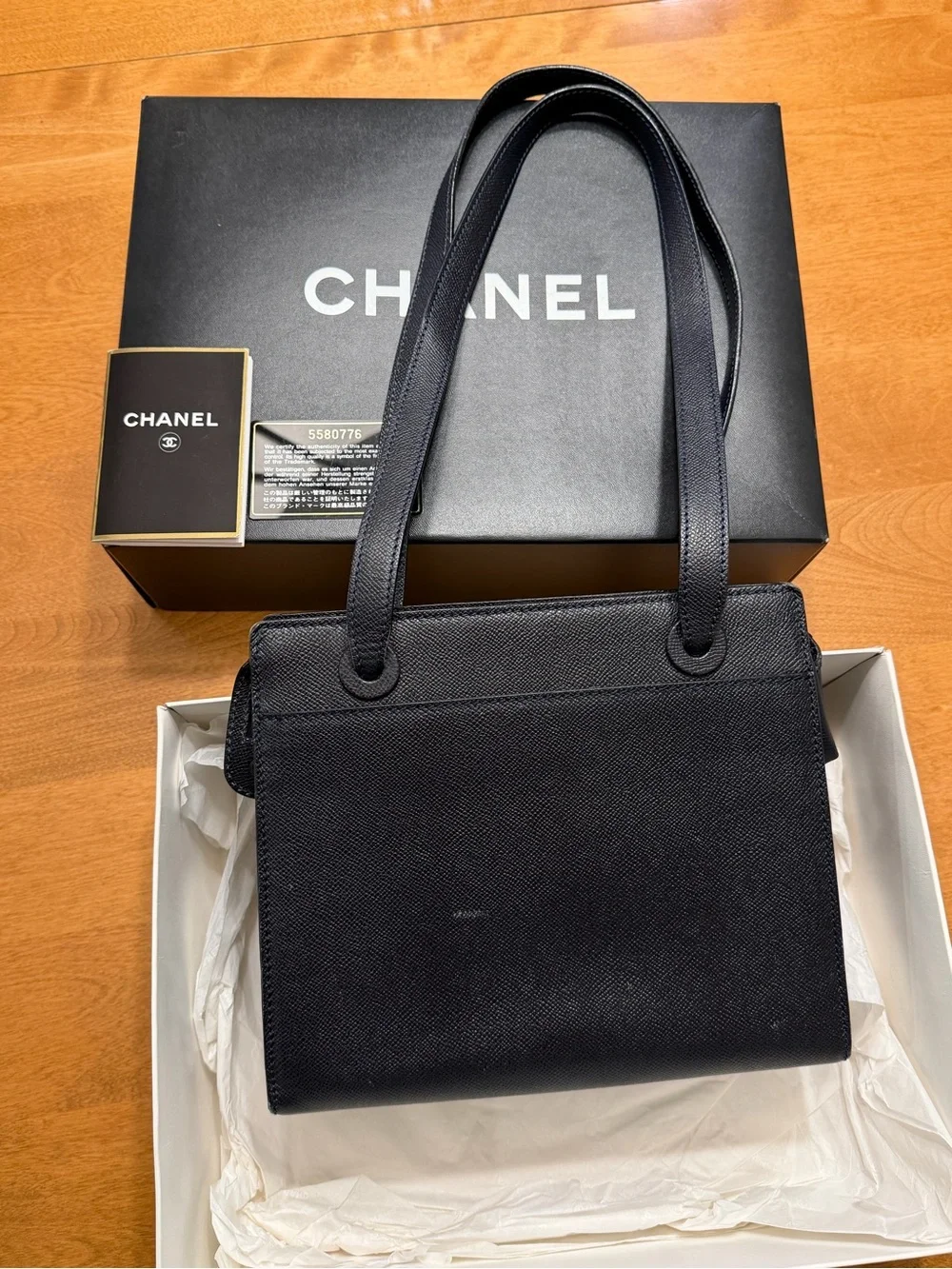 CHANEL Caviar Leather Shoulder Bag
